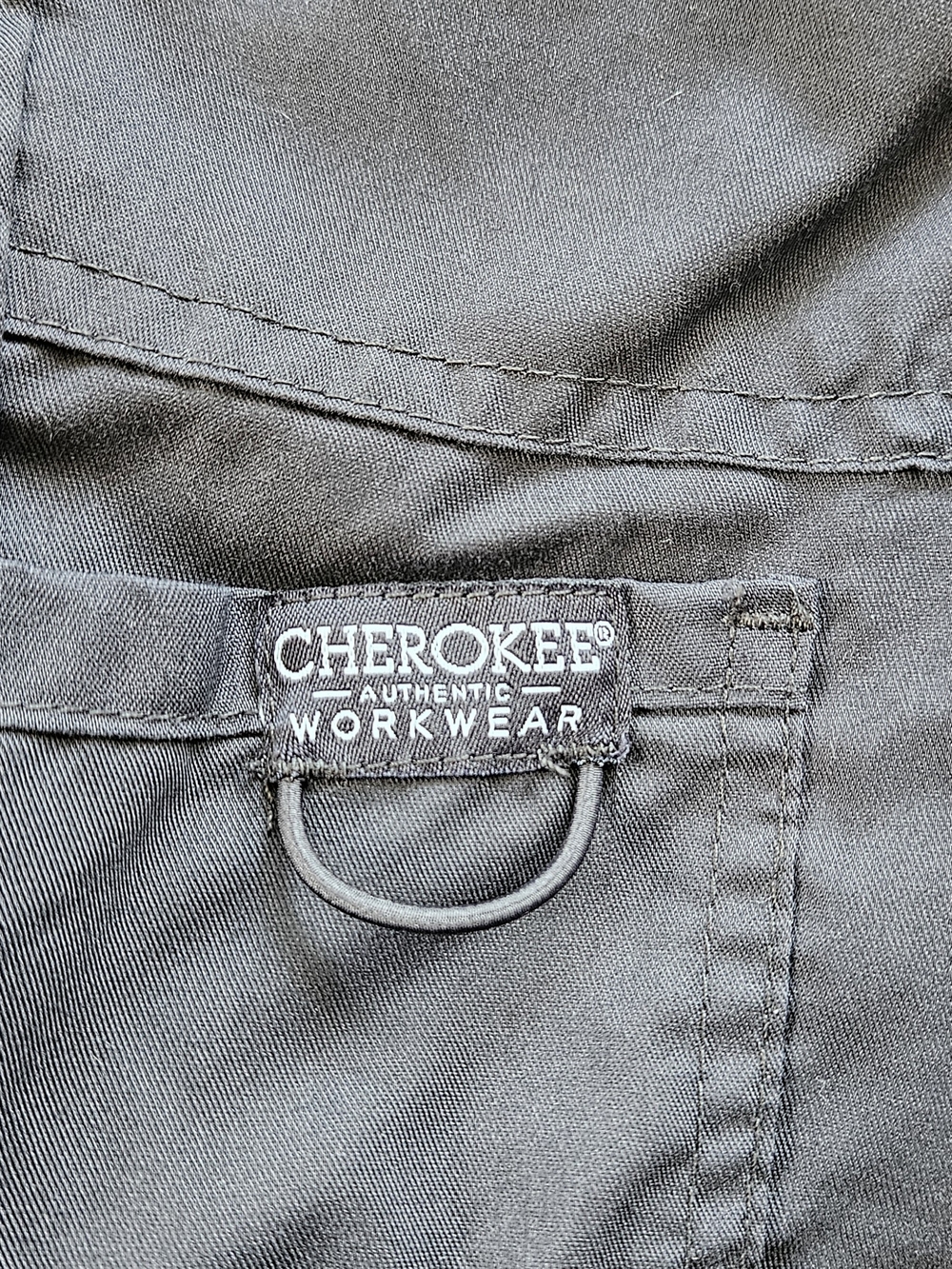 Cherokee Workwear Grey V-Neck Women’s Scrub 2 XS Tops & 2 XS Bottoms. - Picture 7 of 9